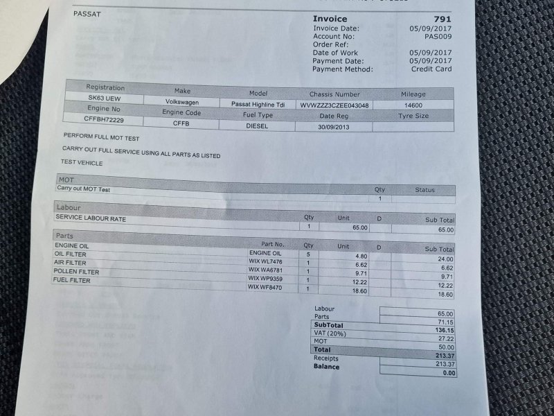 VOLKSWAGEN PASSAT